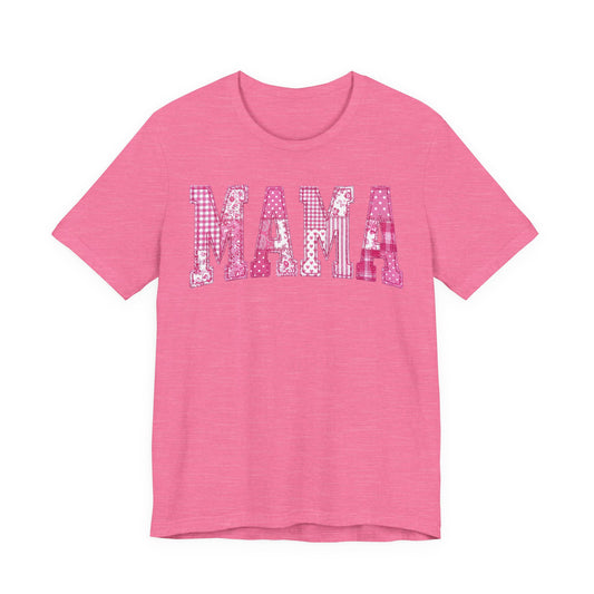 Mama Pink Patchwork T-Shirt