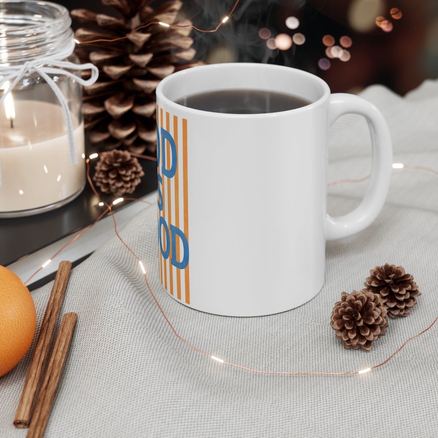 God Is Good Mug — Inspirational Faith Coffee Cup (11oz)