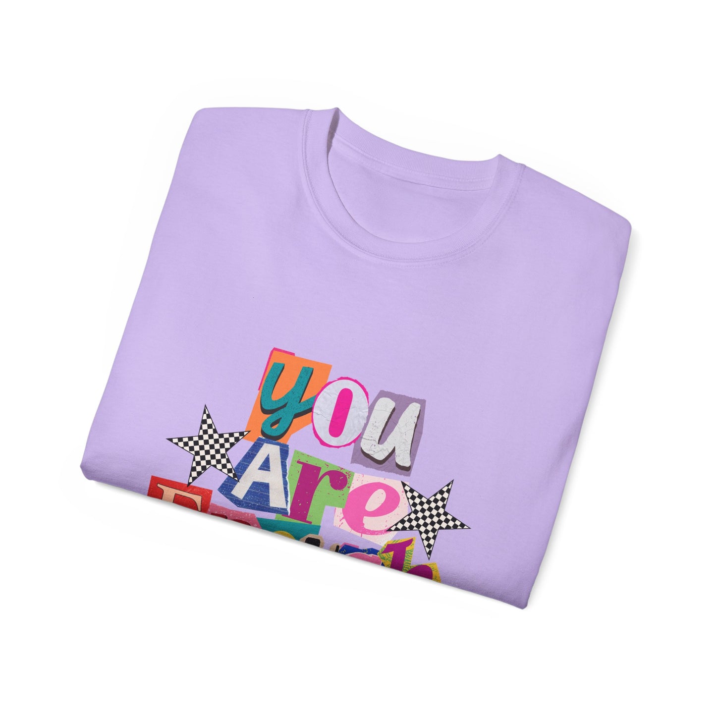 You Are Enough Tee — Positive Retro Graphic Cotton T-Shirt