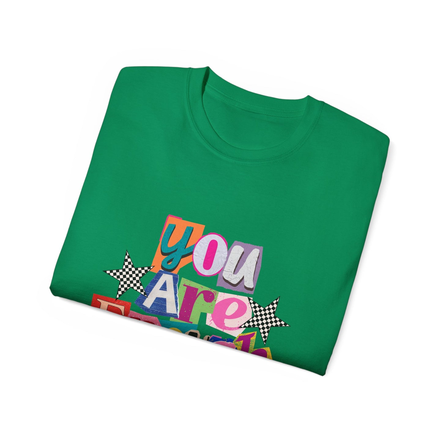 You Are Enough Tee — Positive Retro Graphic Cotton T-Shirt