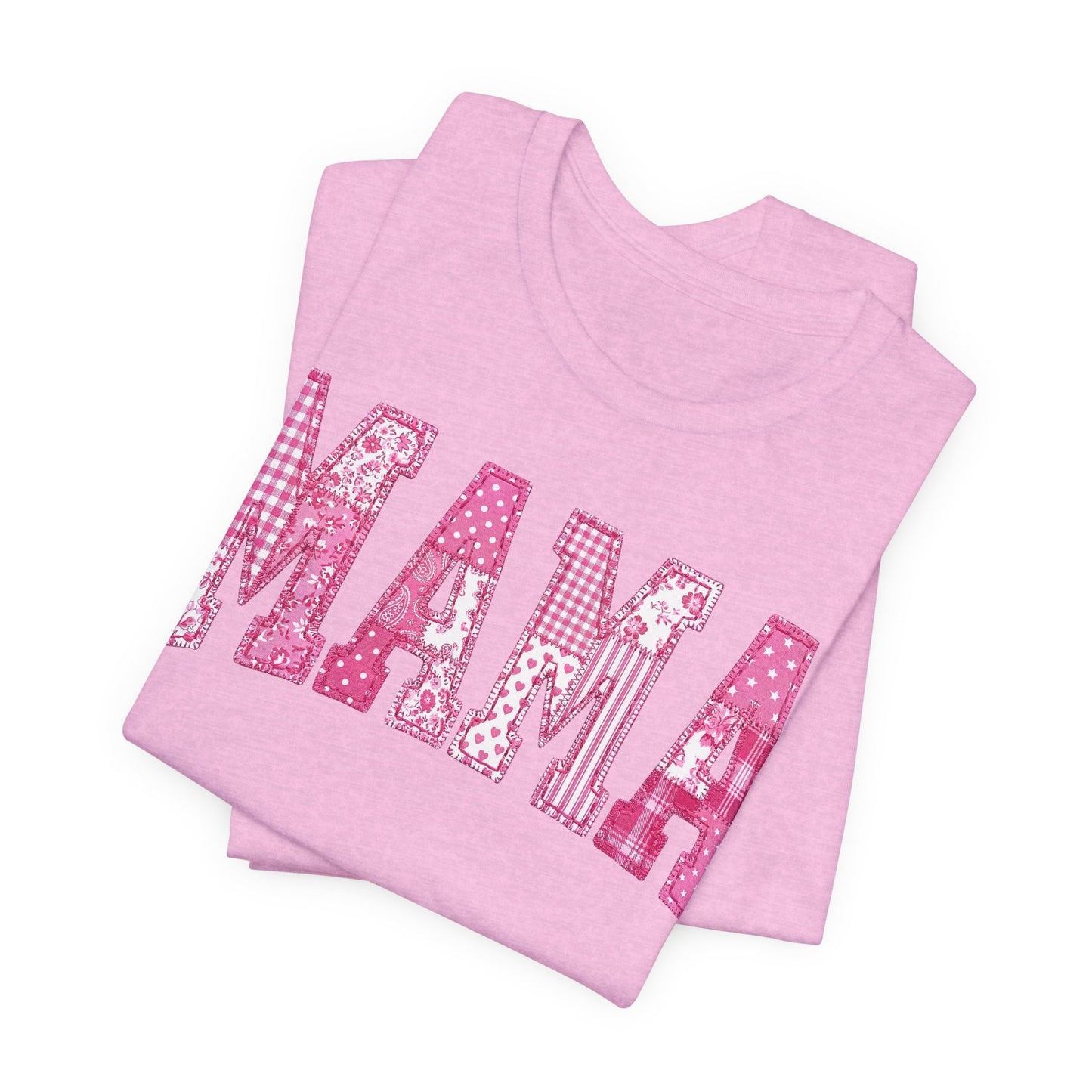 Mama Pink Patchwork T-Shirt