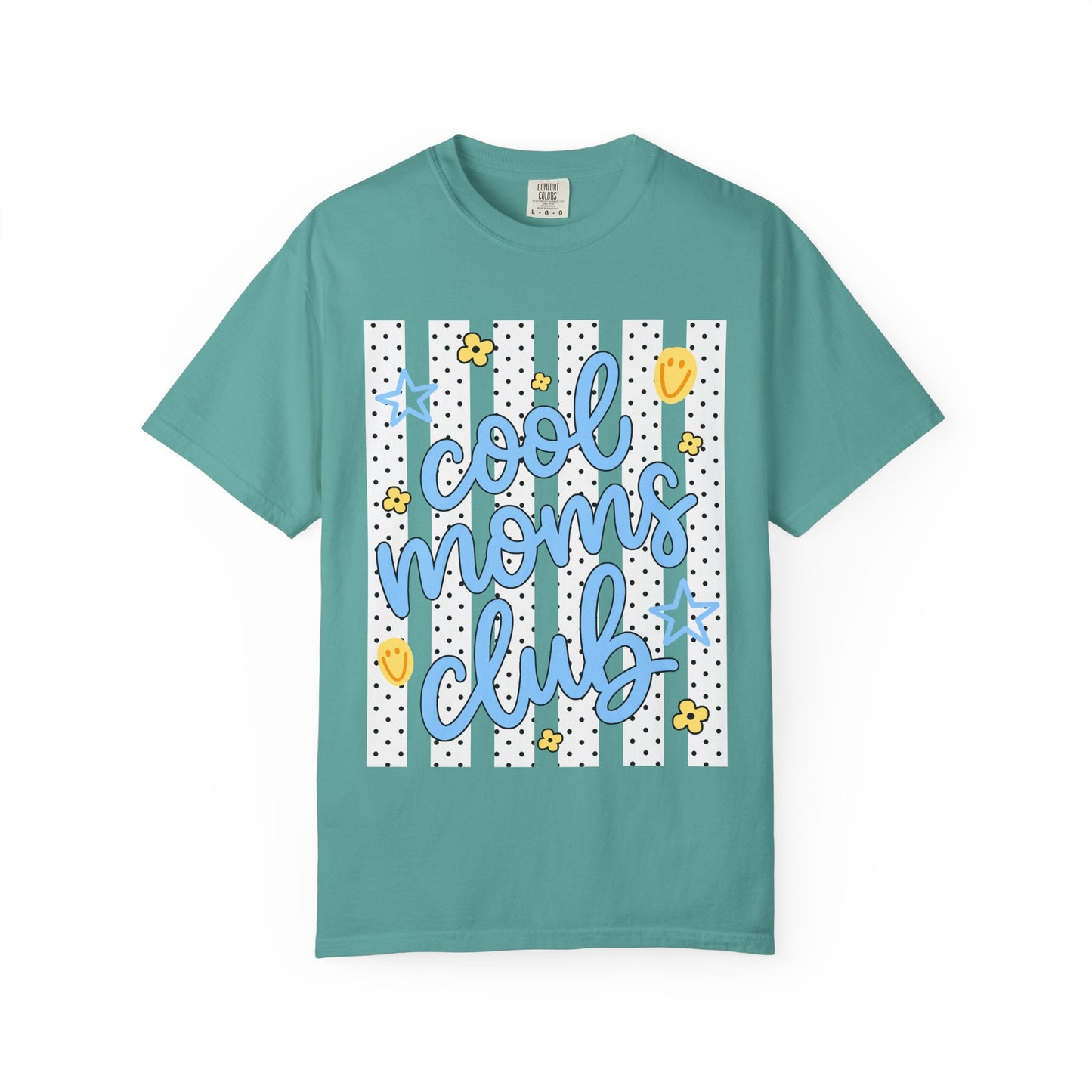 Cool Moms Club T-Shirt — Cute Retro Floral Graphic Tee for Mothers
